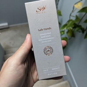 Saje Safe Hands lotion antimicrobial